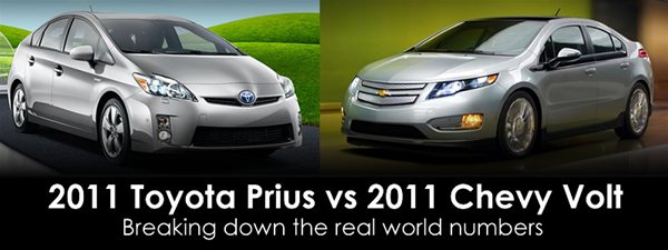 2011 Toyota Prius vs 2011 Chevy Volt