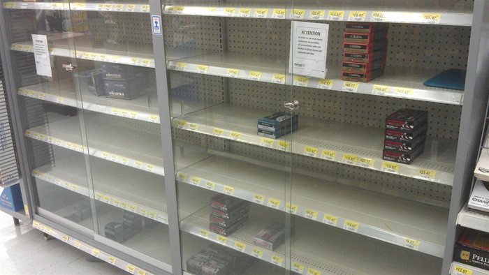 Ammo Shortage at Walmart