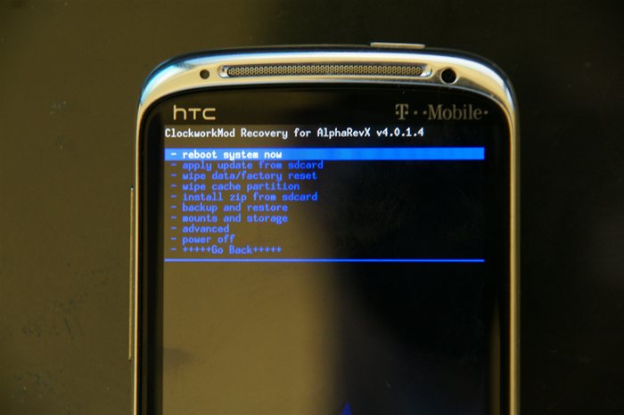 HTC Sensation 4G clockworkmod