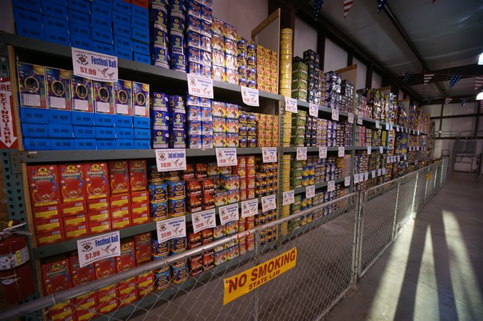 Houston Fireworks Warehouse inventory