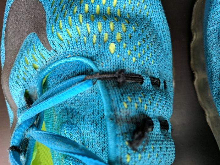 Nike Air Max 2016 with broken Fly Wires