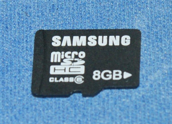 Samsung 8GB microSDHC Class 6 Memory card