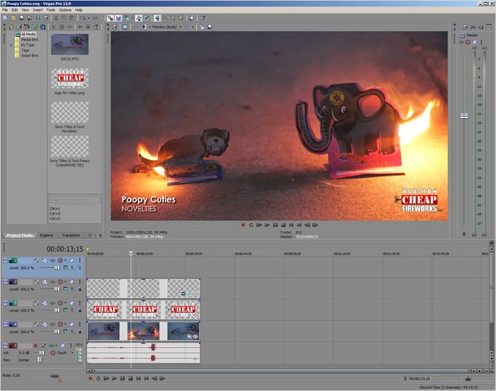 Sony Vegas Pro 12 Video Editor Software