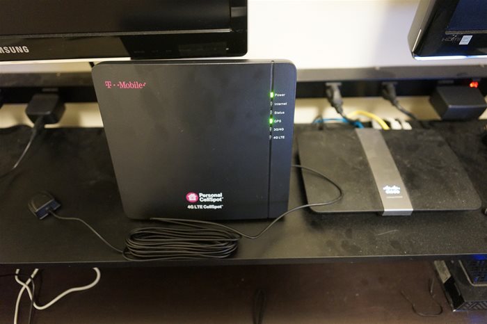 Tmobile 4G LTE Cellspot connected to my network