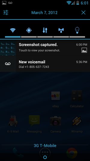 Android 4.0 Notification Pull Down and Toggles