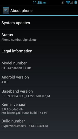 Android 4.0 System Specs