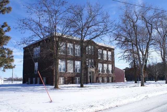Goehner School.  Not sure when it was built but it shut down in the late 70s